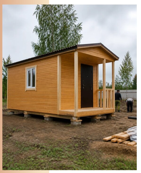 Недорогие дачные домики в Курганинске с изготовлением и доставкой