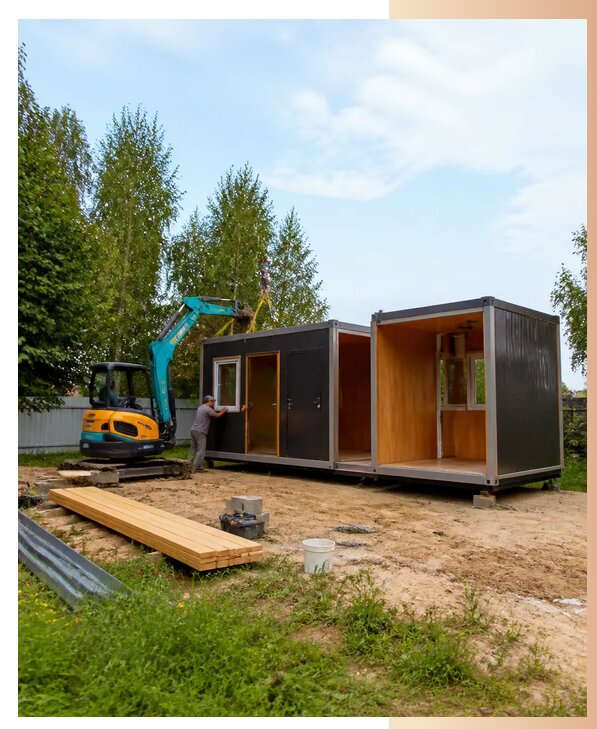 Сборка бытовки на участке в Курганинске по цене от 8321 р. | БытовкаПрофи-Кгн